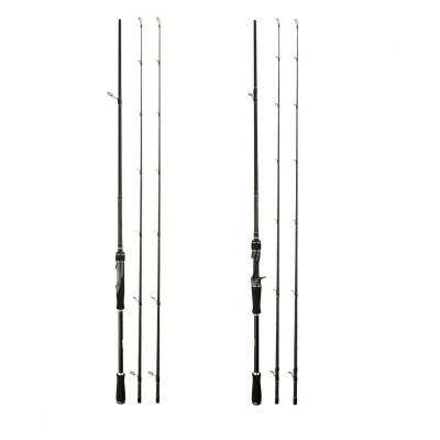 Super hard straight  luya rod carbon  slightly fishing rod light thunder black fishing rod