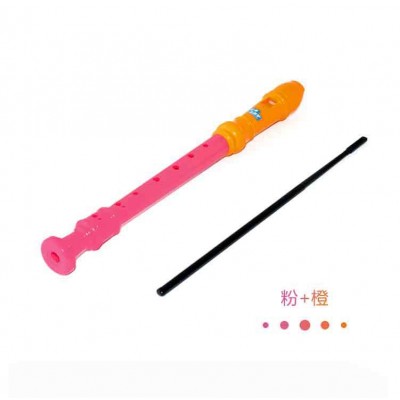 School colour plastic soprano recorder flute for sale