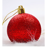 Sticky powder dusting frosted red Christmas ball Christmas tree decoration hotel shopping mall window decoration Christmas ball