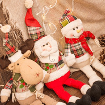 45cm Snowman Elk Doll Christmas Gift Christmas Desktop Decoration