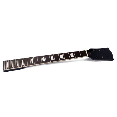 Electric Guitar Neck Maple Rosewood 22 Fret Black for Les Paul Parts